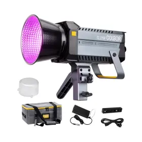 Hs202311210384 Colbor Cl220r Rgb Photography Lighting 220w Cob Led Video Light 2700k-6500k 1