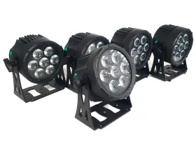 Comeo Clpflatpro7 5 Cameo Led Rgb Par Can Lights C1991-135