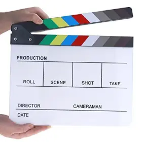 000295 Coolbuy112 Professional Movie Directors Clapboard Photography Studio Video Tv Acrylic #2