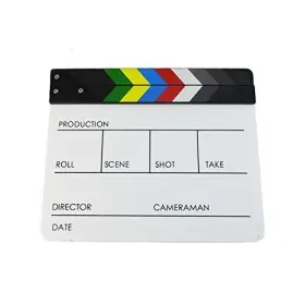 000295 Coolbuy112 Professional Movie Directors Clapboard Photography Studio Video Tv Acrylic #3