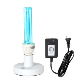 B0b1mbrc5t Coospider Uv 25w Ozone-free Uvc Sanitizer Lamp Bulb E26 Base And 3-gear Timer 253.7nm