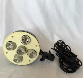 6g38 Cowboystudio Cowboy Studio Softbox 5 Bulb Light Socket Lampholder Tricolor 250v 660w