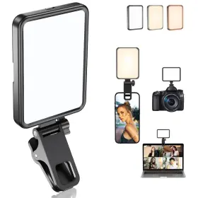 4-14h Datarm 976564430017 Rechargeable Soft Selfie Light For Phone Camera Laptop Battery Porta