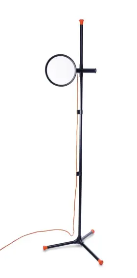 U31575 Daylight Artist Studio 2 Lamp On Floor Stand-black