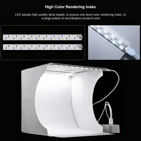 Depthlan 631161476214 Photo Light Box 10 Inch Portable Folding Photography Tent Kit With 2 #2