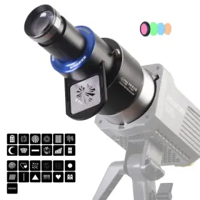 Fs-100slens Difesuro Bowens Mount Projector Attachment Spotlight Optical Snoot Photography Kit For