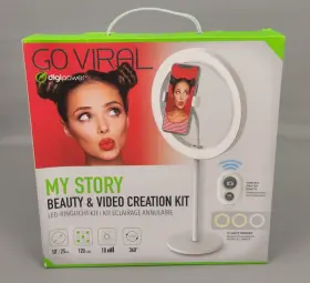 Digipower Dp-vrlk10 My Story And Video Creation Kit Go Viral 3 Light Modes Led