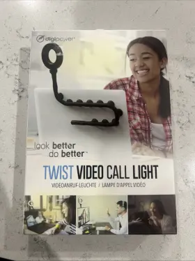 Dpwshz3 Digipower Digi Power Twist Video Call Light For Computer Tablet Laptop Ring Adjusts