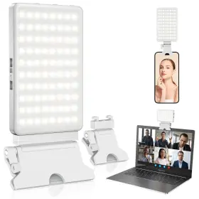 Cl-v12b Dimoncoat 80 Led Selfie Light With 2 Clips Adjusted Multiple Modes For Iphone I
