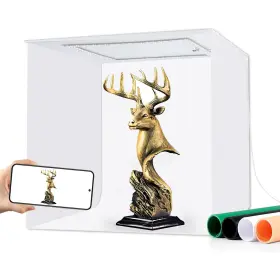 Diy4130b Diylooks Photo Light Box Mini Studio 12 Inch X12 Portable Folding Photog