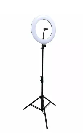Drrng180bps Dracast Halo Plus Series Led180 Bicolor Ring Light And Stand Kit