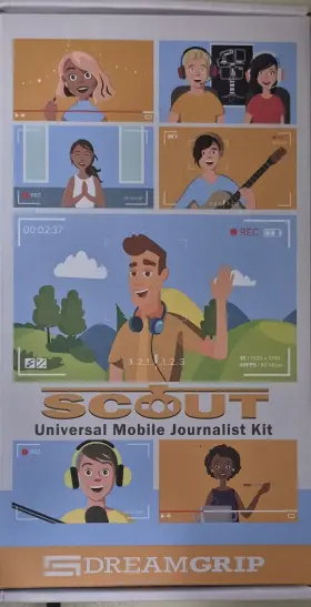 Dreamgrip 078928013709 Scout Mojo 2 Plus Modular Rig Kit With 3 Microphones Led Light Set For Pro Video