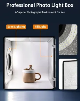 Duclus 976376312006 Light Box Photography Portable Photo Studio Booth 10 Inch X Professiona #2