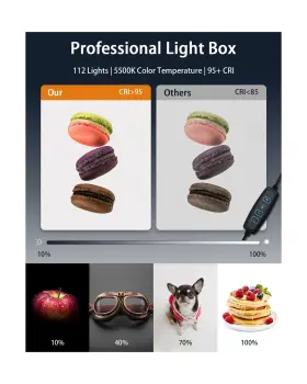 Du32 Duclus Light Box Photography 12 Inch X12 Professional Photo Booth With 8 Pho #2