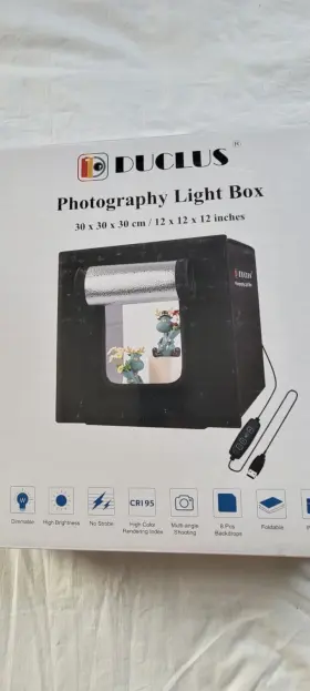 Du5032u Duclus Light Box Photography 12 Inch X12 Professional Photo Booth With 8 Pho #2