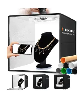 Du5041 Duclus Light Box Photography 16x16 Inch Portable Photo Studio With 160 L