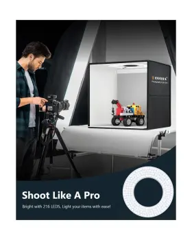 Du5050 Duclus Light Box Photography 20 Inch X Large Portable Photo Studio Ten #2