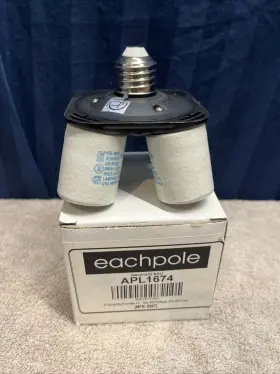 Apl1674 Eachpole Photography Light Porcelain Socket . 4 Way Apl1674. E2