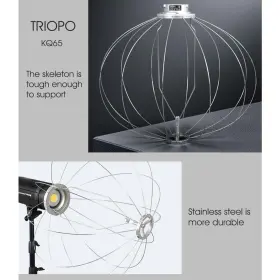 Ea702667 Eachshot Triopo Kq65 25.6in/65cm Lantern Softbox Bowens Mount Soft Light Modif #3