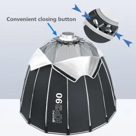 Ea702673 Eachshot Triopo 35.4inch/90cm Parabolic Softbox Bowens Mount Soft Boxes With Honeycomb #3
