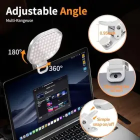 Eagerey 702367771677 142 Led Selfie Light For Phone High Power Rechargeable Clip Fill Ligh #3