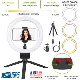 Gpct2023 Edge Collections New 9ftft Dimmable Led Ring Light With Tripod Ideal For Selfies And Video #2