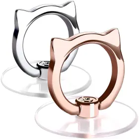 Ei Sonador 708214659082 Cat Phone Ring Holder - Clear Cell Transparent S