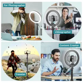 Eicaus 744348940245 12 Inch Ring Light With Tripod Stand And Phone Holder Selfie Led Lighting 62 #3