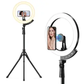 Eicaus 747165754514 12 Inch Magnetic Ring Light With 67 Tripod Stand Selfie Iphone