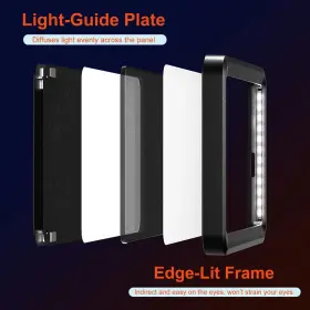 Eicaus 767776423500 Rechargeable Selfie Light With Clip And Adapter For -perfect Tiktok Sel #3