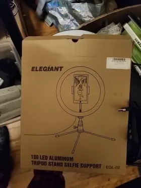 Egl-02 Elegiant Elegant 160 Led Aluminum Tripod Stand Selfie Support Size 10.2inch/25.9cm