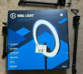 10lac9901 Elgato Ring Light - Led Premium 2500 Lumens Corded Electric