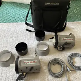 400bx Elinchrom Style 2 Pair With Carrying Case