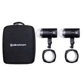 El20202.2 Elinchrom Led 100 C 100w Bi-color Rgb Dual Light Kit #el20202.2
