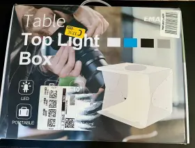 4335034874 Emart 14 Inch X 16 Photography Table Top Light Box 52 Led Portable Photo Studio