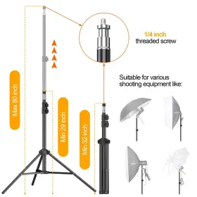 Emart 673257861047 Softbox Lighting Kit 24x24 Soft Box Lights Photography Accessories With 5500k #3