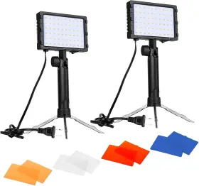 Emart 696571503189 60 Led Continuous Portable Photography Lighting Kit For Table Top Photo