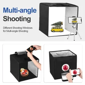 Photography-12x12in Emart 810038371191 Light Box Product Photo Studio Lightbox With 120 Led Ligh #3