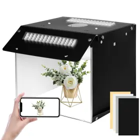 Emart 810151830933 14 Inch X15 Light Box Photography Mini And Folding Photo Studio With Cri