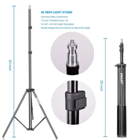 Em-bsg-2ulk Emart Photography Backdrop Continuous Umbrella Studio Lighting Kit Muslin Ch #3