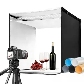 Em-lb-24 Emart Light Box Photography 24 Inch X24 3000k-7000k Dimmable Photo Booth With 5