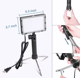 Em-ltl-60 Emart 60 Led Continuous Portable Photography Lighting Kit - 2 Pack #2