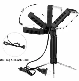 Em-ltl-60 Emart 60 Led Continuous Portable Photography Lighting Kit - 2 Pack #3