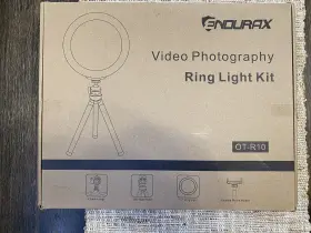 Ot-r10 Endurax Video Photography Ring Light Kit Flexible Legs 360 Ball Head 10 Inch