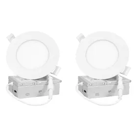 Eos-yxxmbd4-w2p Eosmile 2 Pack 4 Inch Led Recessed Light Dimmable 2700k 3000k 3500k 4000k 5000k. Can