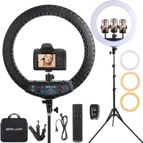 Eoto Light 726084735095 21 Inch Led Ring With Tripod Stand Video For Selfie Photograp