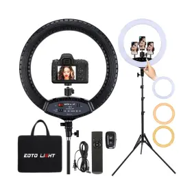 Eoto Light 754970080783 19 Inch Led Ring With Tripod Stand Touch Pa