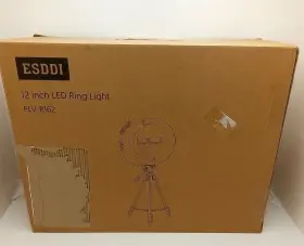 Plv-r162 Esddi 12 Inch Led Ring Light 54 Tripod With 2 Phone Holders And Remote