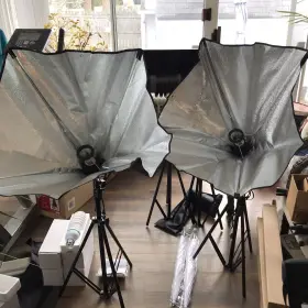 Ps055 Esddi 30 Pc Softbox Photography Lighting Kit For Portrait And Video Shoots