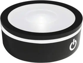Ca01 Eustuma Led Light Base Non-slip Round Display Stand For 3d Crystal Glass Ball